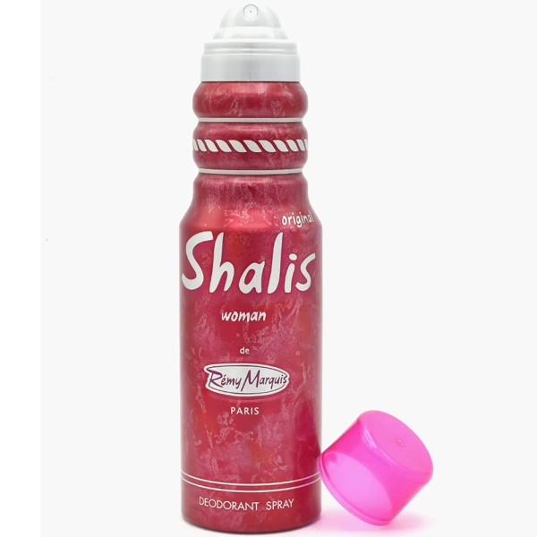 اسپری شالیز زنانه صورتی اصل رمی مارکویس دئودورانت بدن 175 میل | original Shalis women Deodorant Spray de Remy Marquis Paris 175ml